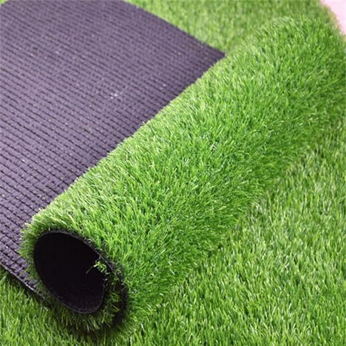 MYJIO Gazon Synthétique Herbe Synthétique Drainant pour Balcon, Jardin, Terrasse, Résistant Aux Intempéries, Découpable, Facile d'entretien (1x6m/3.28x19.68ft)