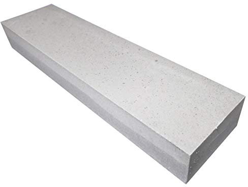 AERZETIX - Aluminiumoxid Schleifstein - Schärfmesser, Machete, Beil, Axt, Prägung schärfen, Grau