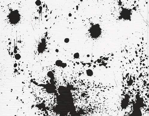 MST-DESIGN Wassertransferdruck Folie WTD I CD-602-MS-1 Blutspritzer schwarz I 1 Meter in 100 cm Breite Film I Wassertransferdruckfilm WTP Water Transfer Printing