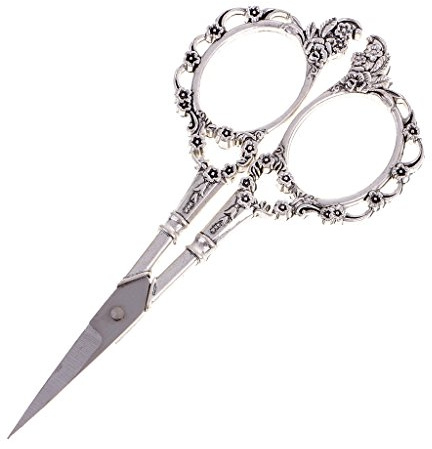 MagiDeal Vintage antike Edelstahl Nähschere Schere Old Style - Silber-, 11cm