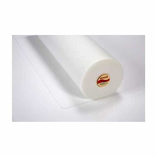 Vlieseline H630 Volume Fleece Batting - Low Loft, Iron-On Fusible, for Sewing, Quilting, Patchwork and Crafting - 90cm Width - White - 30 Metre Roll