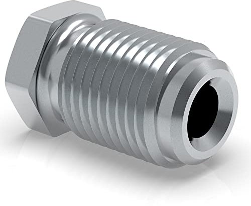 2x Raccord mâle M12 x 1 pour Tuyau de Frein 4,75 mm évasure DIN type F Connecteur de Freinage Type B 5,0 DIN/ISO 1651