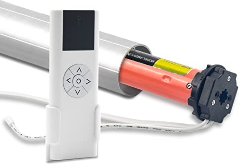 Rollerhouse AC 240V Wired Tubular Motor, Remote included, DIY Electric Roller Blinds for Your Smart Home with WiFi and Voice Control