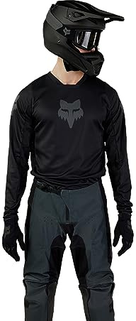 Fox Racing 180 Blackout Motocross Jersey, Black, Small