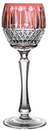 Ajka Fabergé Xenia Petit verre à vin blanc doré avec boîtier en plomb Rouge 193 ml