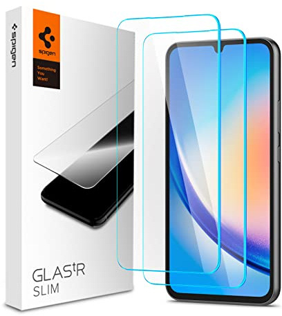 Spigen Schutzfolie [2 Stück] für Samsung Galaxy A34 5G