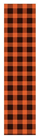 Leinen, Orange, Schwarz, Karierter Tischläufer, Tischdecke, Bauernhaus, Herbst, Halloween, Zuhause, Küche, Tischdekoration (Orange und Schwarz), Tischläufer, Party, Karierte Neuseeland (B, One Size)