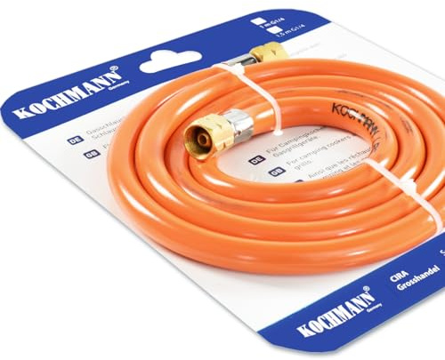 FlexiCook Outdoor Gasschlauch 1,5 Meter - Perfekt für Campingküchen & Gasgrills