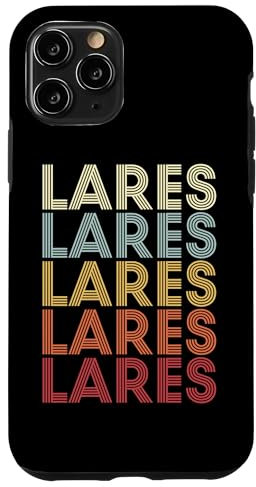 Hülle für iPhone 11 Pro Lares Puerto Rico Lares PR Vintage Text