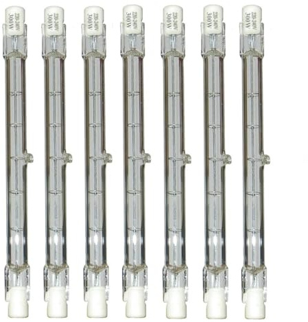 LEDLOCLB R7S linear halogen lamp AC 220-240V J118MM J189MM 300w 500w 1000w clear glass warm white dimmable halogen bulb 7pcs 10pcs 118mm-500w