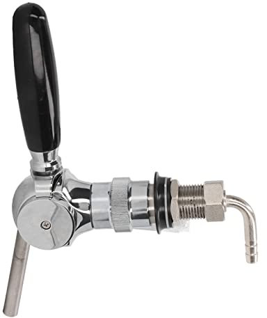 Aladeno Grifo de barril Grifo de cerveza de acero inoxidable Bomba de barril de cerveza completa resistente Piezas de barril Grifos de cerveza para barriles Barril cromado Bomba