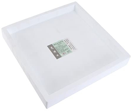 Levemolo 1pezzi Portavasi Mobile con Ruote Sottovaso per Piante Inossidabile Base per Vasi Quadrati Facile da Pulire e Resistente