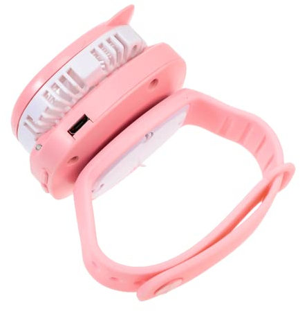 Gadpiparty Ventilatore Portatile Usb Cartone Animato Con Cinturino Per Ragazza Ricaricabile e Per