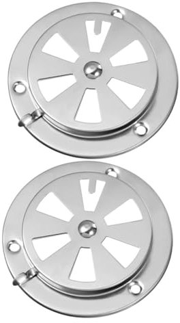 LIFKICH Ventilación De Alta Eficiencia De Ventilación De 2 Reguladores Cubierta De Inoxidable Resistente Al Desgaste