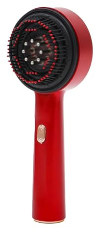 Kopfhautmassagebürste IPX7 Wasserdicht, Multifunktional Elektrischer Haarölapplikatorkamm mit 3 Funktionsmodi und Rotes Licht für Kopfhaut Haar Massage Pflege Spa