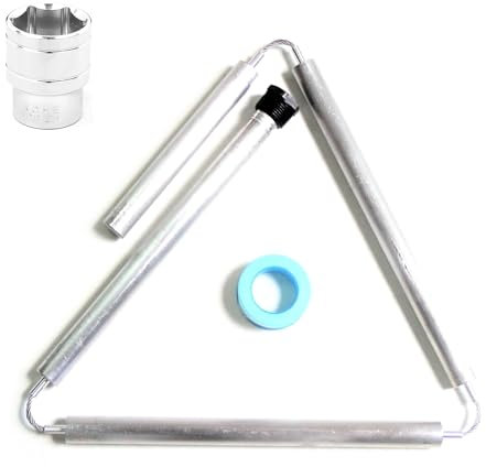 Extiende la vida útil de los calentadores de agua con materiales de aleación de magnesio resistentes, juego de varillas de ánodo para eliminar olores y uso diario