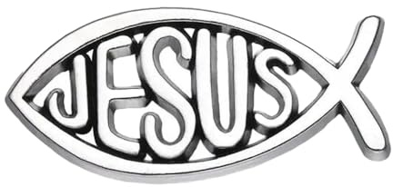Jesus Fisch Emaille Anstecknadel