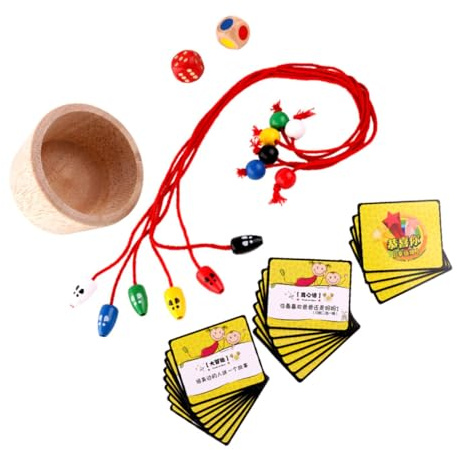 Hohopeti Cat Catch Mouse Toy Wooden Parent-child Interactive Desktop Game Educational Board Game for Children Focused Attention Training Early Learning Toy for Boys and Girls
