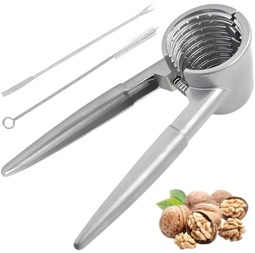 Cascanueces Para Nueces, Almendras, Avellanas Y Pistachos, Incluye Pinzas Y Palillos De Limpieza