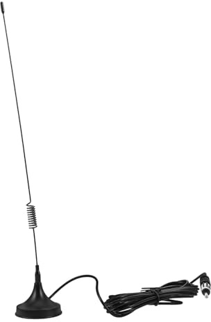 CIYODO Magnetfußantenne für Auto CD Player Fm Ukw Radioantenne mit Großer Reichweite Wetterfeste Innenantenne für Stabile Audioqualität und Einfache Installation