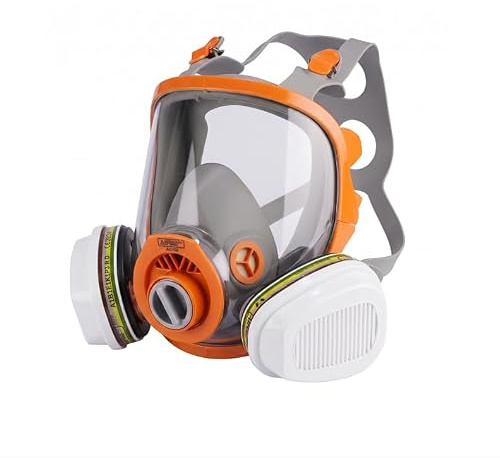 AirGuard Pro® Wiederverwendbare Atemschutzmasken & Filter-Sets – Vollmasken und Halbmasken für Industrie, Chemie, Lackierung und Labor, AG700 + ABEK1