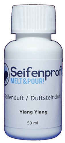 Seifenprofis 50 ml Seifenduft (Ylang-Ylang) Duftöl zur Seifenherstellung 100% vegan biologisch Badebomben Kerzenduft Raumduft Seifengießen