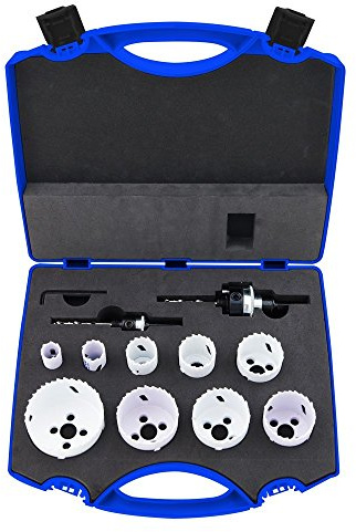 Izar 58618 Sierra Corona Electricista 2 Set Metal/Madera, HSSE 8% Co, 1645
