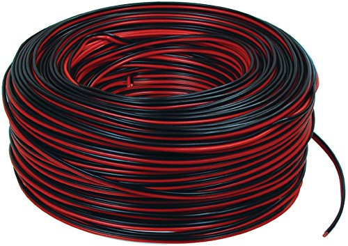 Valueline LSP-010R Cavo per Altoparlanti, 2x0.35 mm², Rosso/Nero