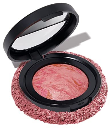 LAURA GELLER NEW YORK Baked Blush-n-Brighten Marbleized Blush- Pink Buttercream Creamy Lightweight Natural Finish