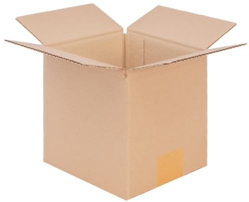 verpacking Faltkartons 150 x 150 x 150 mm variable Höhe KK 06 Braun [Größe und Stückzahl wählbar] 1-wellig kleine Kartons 100 Stück