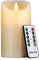 Candele LED di Da by, Fiamma LED Lampeggiante 15 cm, 300 Ore di Candele Senza Fiamma con Telecomando a 10 Tasti. colore avorio[Classe di efficienza energetica A，Batterie non incluse]