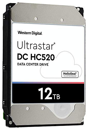 WD Ultrastar DC HC520 - Disco Duro Datacenter 12TB, 3.5, 7200 RPM