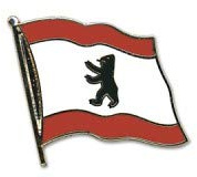 Berlin Flaggen Pin | Flaggen Pins von Ländern und Bundesländern in bester Qualität