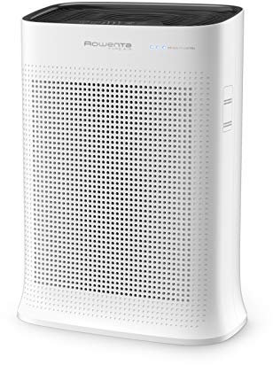 Rowenta Pure Air PU3030 Purificateur d'air jusqu'à 120 m2, filtration allergènes et particules, mode jour et nuit, arrêt automatique, programmable et indicateur de changement de filtre