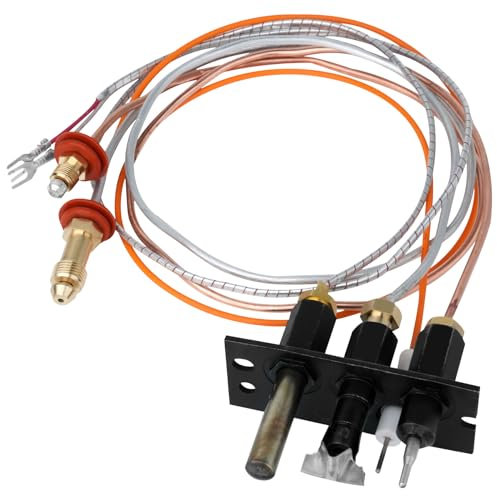 4021-737 Ensemble de cheminée au propane et au gaz naturel, remplacement pour 485-511A, utilisé pour les cheminées et poêles
