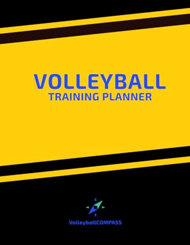 Volleyball training planner: Journal for trainer and coaches, 6 sketches per page