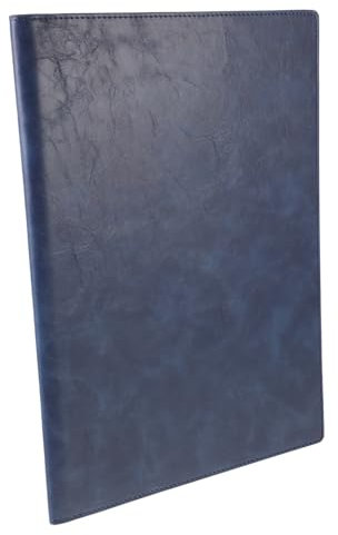 EXCEART Leder Portfolio Ordner Lebenslauf Padfolio Büro Portfolio Ordner Aktenordner Business Portfolio Konferenzmappe Erweiterbarer Datei Organizer Id Ordner Buchzubehör Pu