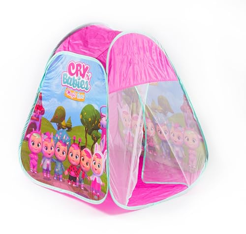 ODS - Cry Babies Pop Up Zelt, Zelt für Kinder, Maße 80 x 90 x 80 cm, sofortiges Öffnen und Schließen, Empfohlenes Alter 2+ Jahre