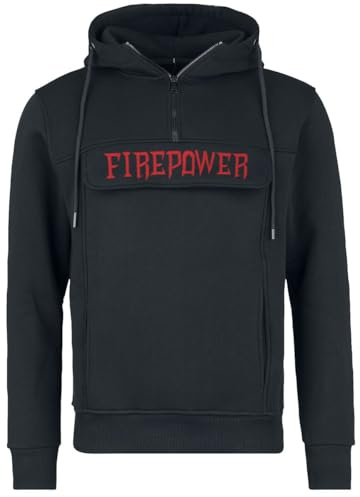 Judas Priest Logo Homme Sweat-Shirt à Capuche Noir L 80% Coton, 20% Polyester Regular/Coupe Standard
