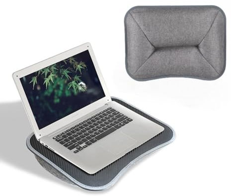 Cuscino da scrivania per computer portatile, morbido cuscino con manico, vassoio imbottito per laptop, comodo vassoio per scrittura per lavoro e studio