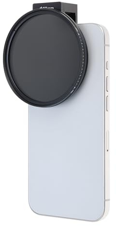Foto4easy 67mm Ultra-Slim MC CPL with Lens Filter Adapter Filter Clip for iPhone 14 15 16 Pro Max Smartphone Cell Phone,with Cold Shoe Mount for Micrphone/LED Light, Lock Knob