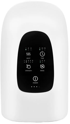 Wireless Handheld Massager With Heating - Air Compression Hand Massager, Finger Massage Device | Handheld Portable Tool Rechargab