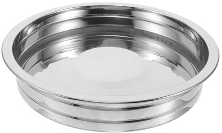 Mobestech Plato Sagrada Comunión Práctico De Acero Inoxidable Bandeja Para Tartas Religiosa Fuente De Pastel Para Comuniones Bandeja De Metal Reutilizable Para Fiestas De Iglesia