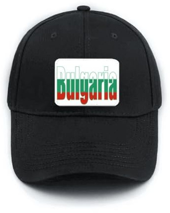 no/no Bulgaria Country Flag Name Hat Classic Adjustable Black Baseball Cap