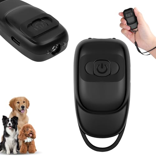 Aomig Hundebellunterdrücker, tragbarer Bellunterdrücker mit Spikes | USB-aufladbar, unterdrückt Bellen, Hundetrainer, geeignet für den Innen- und Außenbereich, geeignet kleine und große Hunde