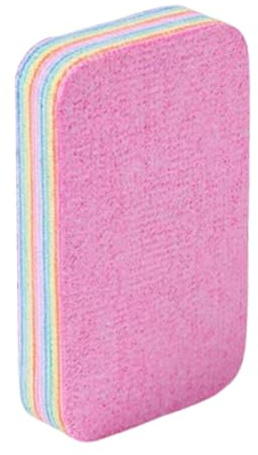 Esponja de Microfibra - Esponja Arcoiris Absorbente Reutilizable - Limpiador Absorbente Despegable para Cocina Fregadero Batería Casa Baño Cristales