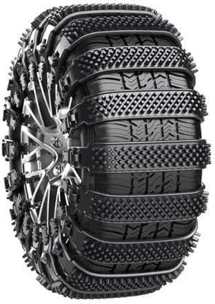 10piece Snow Chains For Car Tires - Anti-Slip Tyre Protection Adjustable, Snow Truck Tire Chains For Ice Winter Hiking Trailer Offroad Lawn Fishing