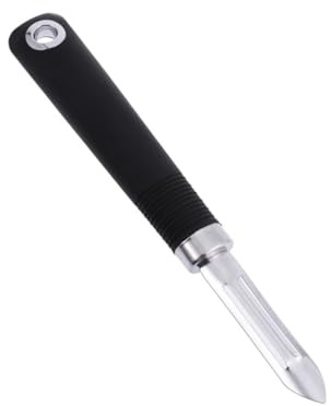 Homoyoyo Pelador Multifuncional de Acero Inoxidable para Frutas y Verduras, Pelador No Giratorio Filo Doble para Diestros y Zurdos, Herramienta de Cocina Resistente y Práctica