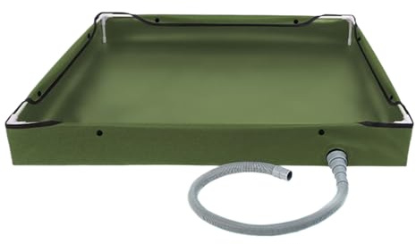 Camping Shower Base Lightweight Bathing Tray Adults Traveler Adventurer | Outdoor Shower Base for Camping Tent Camp, Tent, Outside, Beach, Traveling, Hiking, Backpacking, Road Trip, Adventure, Mar