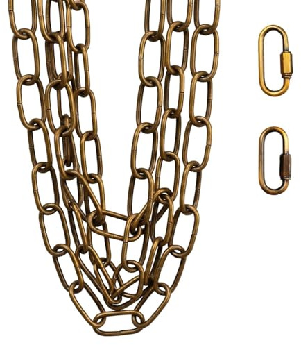 6ft Picture Hanging Chain with 2 Pcs 4mm Locking 304 Stainless Steel